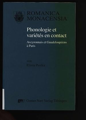 Bild des Verkufers fr Phonologie et varits en contact Aveyronnais et Guadeloupens  Paris, 75 zum Verkauf von Antiquariat Bookfarm
