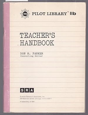 Seller image for SRA Pilot Library IIb Teacher's Handbook for sale by Laura Books