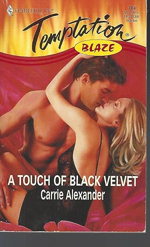 Imagen del vendedor de A Touch of Black Velvet (Harlequin Temptation, No 704) a la venta por Vada's Book Store