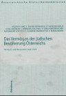 Bild des Verkufers fr Das Vermgen der jdischen Bevlkerung sterreichs - NS-Raub und Restitution nach 1945. sterreichische Historikerkommission, Unter Mitarb. von Dieter Huppenkothen . / Vermgensentzug whrend der NS-Zeit sowie Rckstellungen und Entschdigungen seit 1945 in sterreich ; Bd. 9; Verffentlichungen der sterreichischen Historikerkommission zum Verkauf von Antiquariat Buchseite