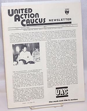 Imagen del vendedor de United Action Caucus Newsletter. Vol. 8 no. 1 (Fall-Spring 1980) a la venta por Bolerium Books Inc.