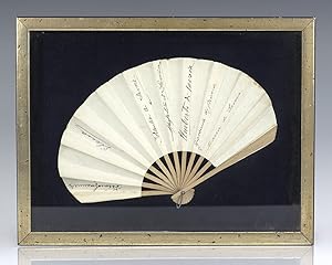 Bild des Verkufers fr Umberto di Savoia Italian Royal Family Signed Fan. zum Verkauf von Raptis Rare Books