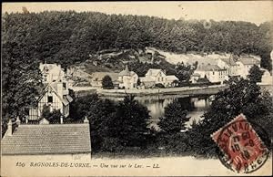 Ansichtskarte / Postkarte Bagnoles-de-lOrne Orne, Une vue sur le Lac