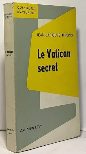 Imagen del vendedor de Le vatican secret a la venta por crealivres