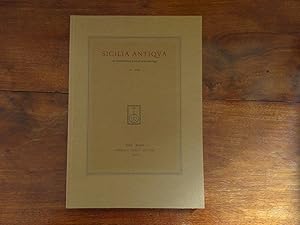 Sicilia Antiqua. An international journal of archeology. III