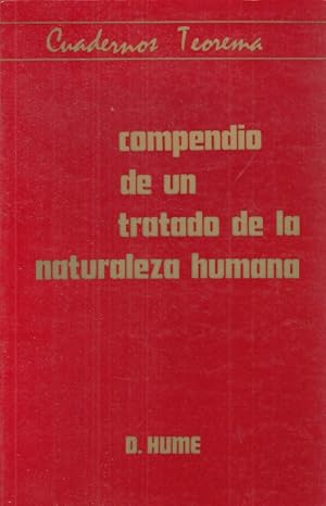 Immagine del venditore per COMPENDIO DE UN TRATADO DE LA NATURALEZA HUMANA. 1740 venduto da Librera Vobiscum