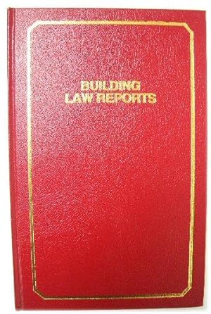 Bild des Verkufers fr Building Law Reports: Volume 18 zum Verkauf von PsychoBabel & Skoob Books