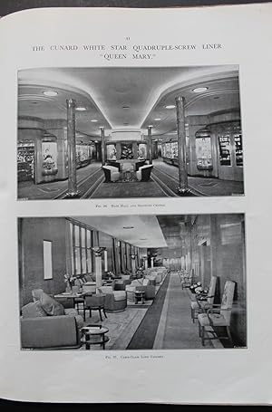 Seller image for The Cunard White Star Quadruple-Screw Liner "Queen Mary". for sale by Bristow & Garland