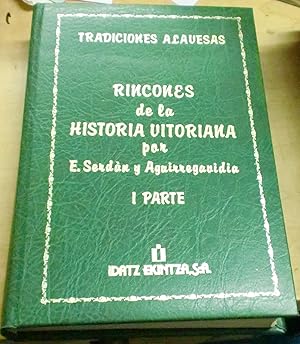 Imagen del vendedor de Rincones de la historia vitoriana a la venta por Outlet Ex Libris