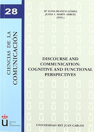 Immagine del venditore per Discourse and communication: cognitive and functional perspectives venduto da Imosver