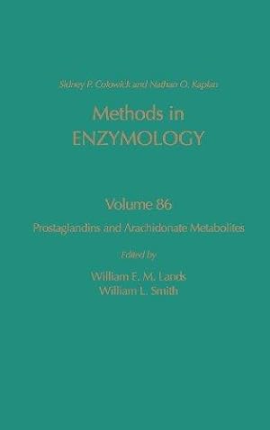 Prostaglandins and Arachidonate Metabolites (Volume 86) (Methods in Enzymology (Volume 86))