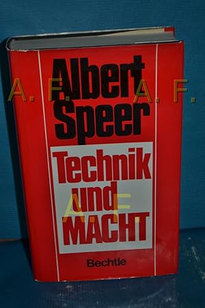 Bild des Verkufers fr Technik und Macht zum Verkauf von Antiquarische Fundgrube e.U.