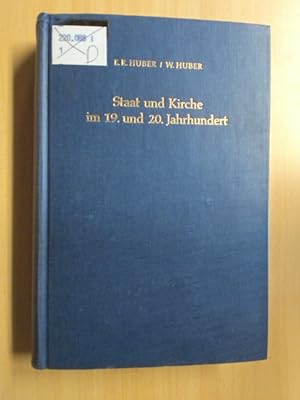 Seller image for Staat und Kirche im 19. und 20. Jahrhundert. Dokumente zur Geschichte des deutschen Staatskirchenrechts. for sale by avelibro OHG