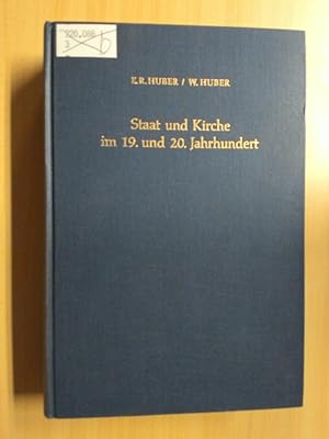 Seller image for Staat und Kirche im 19. und 20. Jahrhundert. Dokumente zur Geschichte des deutschen Staatskirchenrechts. for sale by avelibro OHG