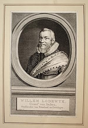 Seller image for Willem Lodewyk, Graf van Nassau." - Wilhelm Ludwig v. Nassau Dillenburg (1560-1620) Friesland Groningen Drenthe Portrait for sale by Antiquariat Steffen Vlkel GmbH