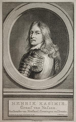 Image du vendeur pour Henrik Kasimir" - Heinrich Casimir I. v. Nassau-Dietz (1612-1640) Friesland Groningen Drenthe Portrait mis en vente par Antiquariat Steffen Vlkel GmbH