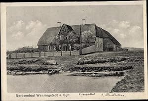 Bild des Verkufers fr Ansichtskarte / Postkarte Wenningstedt Braderup auf Sylt, Friesen-Hof zum Verkauf von akpool GmbH