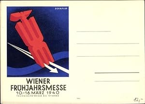 Künstler Ansichtskarte / Postkarte Schafler, Wien 2, Frühjahrsmesse 1940