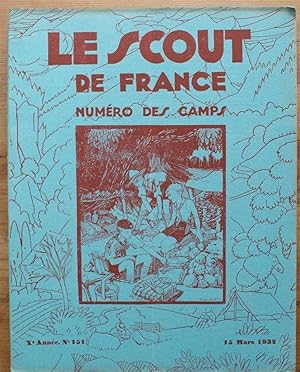 Le Scout de France numéro 151 du 15 mars 1932 - Numéro des camps