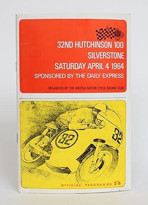 32nd Hutchinson 100 Silverstone, Saturday April 4 1964: Official Program