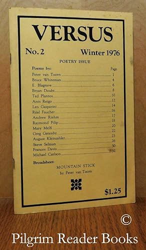 Versus. No. 2, Winter 1976. Poetry Issue.