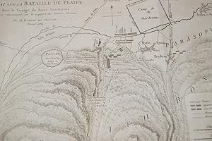 Immagine del venditore per CARTE BATAILLE DE PLATEE GRECE 1790 BARBIE DU BOCAGE DELAHAYE OLD MAP R3048 venduto da Librairie RAIMOND