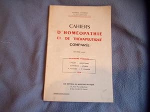 Image du vendeur pour Cahiers d'homopathie et de thrapeutique compare mis en vente par arobase livres