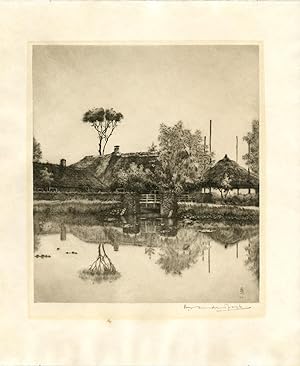 Herman VAN DER JAGT Untitled landscape