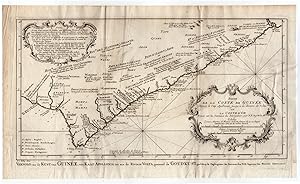 AFRICA-GUINEE-GOLD COAST 'Suite de la Coste de Guinee' Jacobus SCHLEY after PREVOST, 1748