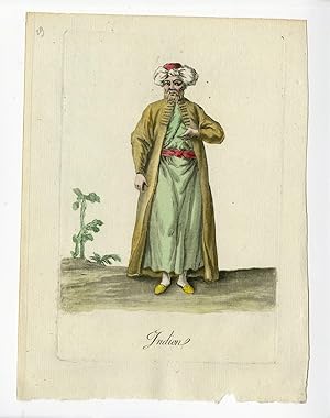 Antique Print-MAN-INDIA-COSTUME-Desrais-Grasset-Mixelle-1784