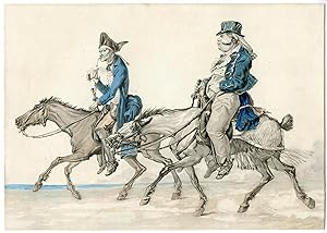 Antique Print-ROUTE DE POISSY-HORSE-SATIRE-DEBUCOURT after VERNET-1816