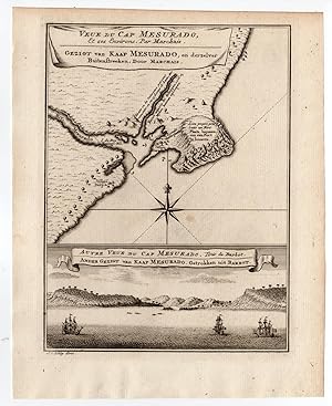 AFRICA-CAPE MESURADO 'Veue du Cap Mesurado.' Jacobus SCHLEY after PREVOST, 1748