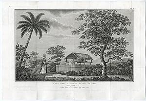 Pl. IX-Tahiti-Burial-Corps display J.S. KLAUBER after COOK, 1795