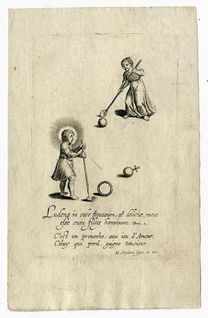 Emblem XXXII-Game of Love-Ball-Ring After SNYDERS, 1626