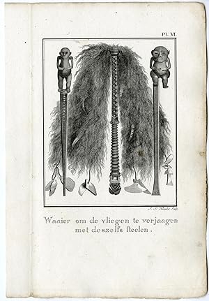 Pl. VI-Docorative Fan from Tahiti J.S. KLAUBER after COOK, 1795