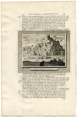 RUSSIA-DAGESTAN-MOUNTAIN-BARMACH After DE MANDELSLO, 1719