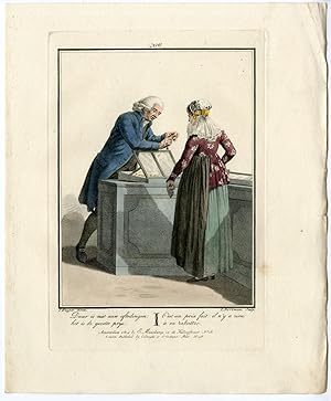 Antique Print-COSTUME-DUTCH-ALKMAAR-JEWELLER-ZEIST-LOUIS PORTMAN after KUYPER-1808