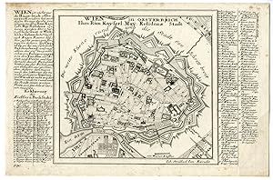 Antique Print-VIENNA-WIEN-AUSTRIA-PLAN-Stridbeck-Bodenehr-1704