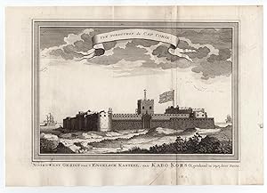 AFRICA-GOLD COAST-ENGLISH FORTRESS-CAP CORSE 'Vue Nordouest de Cap Corse.' Jacobus SCHLEY after P...