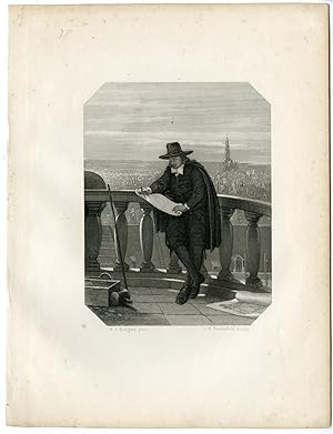 Seller image for Antique Print-JACOB VAN CAMPEN-ARCHITECT-STEELINK after LENNEP-1880 for sale by Pictura Prints, Art & Books