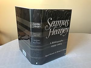 Imagen del vendedor de Seamus Heaney: A Bibliography (1959-2003) a la venta por P J MCALEER