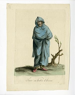 Antique Print-MAN-TURKISH-WINTER DRESS-COSTUME-Desrais-Grasset-Mixelle-1784