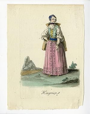 Antique Print-MAN-HUNGARY-COSTUME-Desrais-Grasset-Mixelle-1784