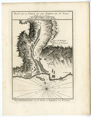 CAPE VERDE ISLANDS-SANTIAGO Jakob VAN DER SCHLEY after PREVOST-BELLIN, 1747