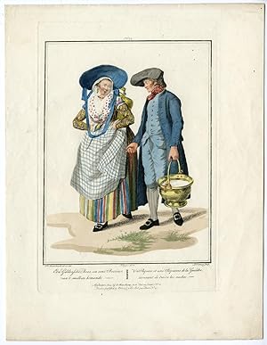 Antique Print-COSTUME-DUTCH-FARMER-GELDERLAND-MILK-LOUIS PORTMAN after KUYPER-1808