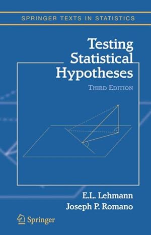 Bild des Verkufers fr Testing Statistical Hypotheses zum Verkauf von GreatBookPrices