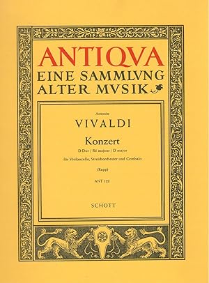 Bild des Verkufers fr Antonio Vivaldi: Konzert D-Dur f?r Violoncello, Streichorchester und Cembalo, RV 404 zum Verkauf von Antiquariat Hans Wger