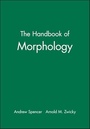 Immagine del venditore per Handbook of Morphology venduto da GreatBookPrices