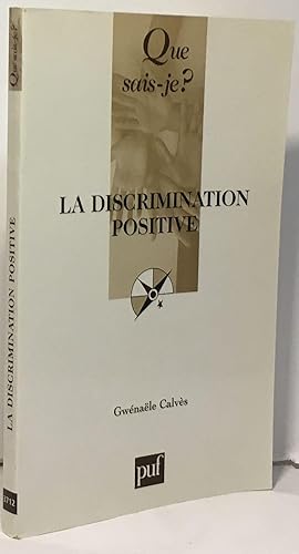 Image du vendeur pour La discrimination positive mis en vente par crealivres