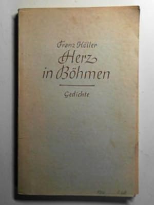 Seller image for Herz in Bohmen: gedichte for sale by Cotswold Internet Books